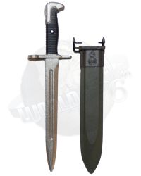 FacePool WWII US Ranger Private Rifleman France 1944: M1 Garand Knife & Sheath