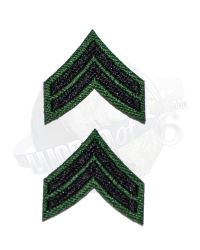 QO Toys Vietnam War US Army 101st Airborne Division in Hamburger Hill 1969: Subdued Corporal Patch