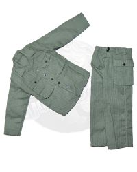 DiD Toys WWII USMC George Puller HBT Shirt & Trousers