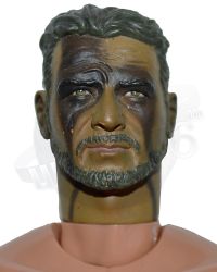 Toy Soldier Camouflaged Face Head Sculpt & Figure Body