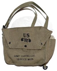 Dragon Models Ltd. WWII US Army Cloth Lightweight Gas Mask Bag