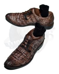 Dam Toys Gangster Kingdom Diamond D Angelo: Alligator Shoes With Sock Inserts