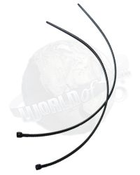 Modern Military Zip Ties x 2 (Black)
