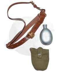 DiD Toys WWII Nikolai Sokolovsky Duty Pistol Belt & Canteen