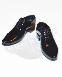 Vor Toys Spy Killer Costume Set: Dress Shoes With Peg Insert Hole (Black)