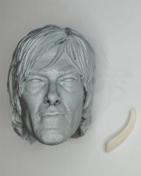 Warriors Gate Productions The Walking Dead Darryl Headsculpt (Unpainted)